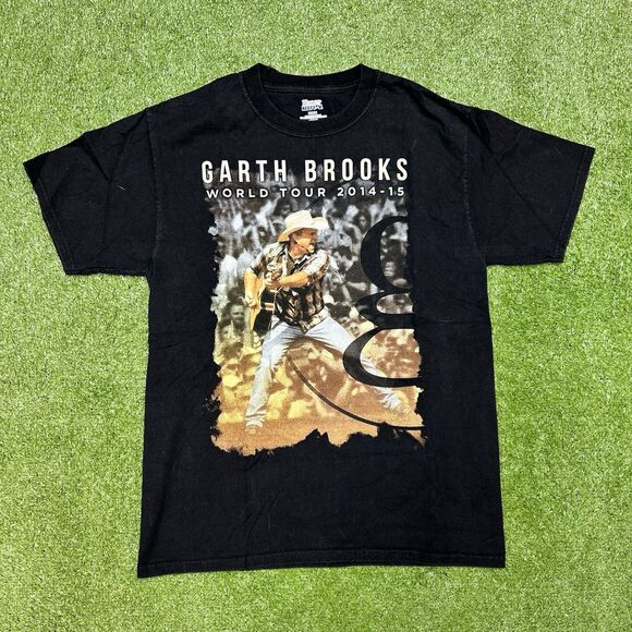 Garth Brooks Retro Graphic Print Concert T-Shirt Size Medium - Picture 1 of 5